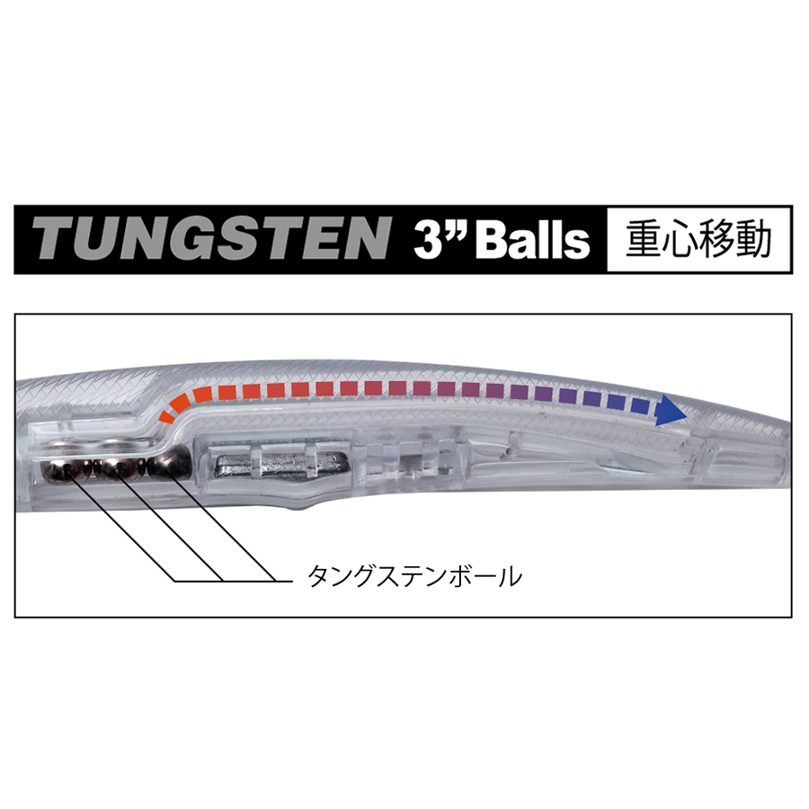 3ボールタングステン重心移動